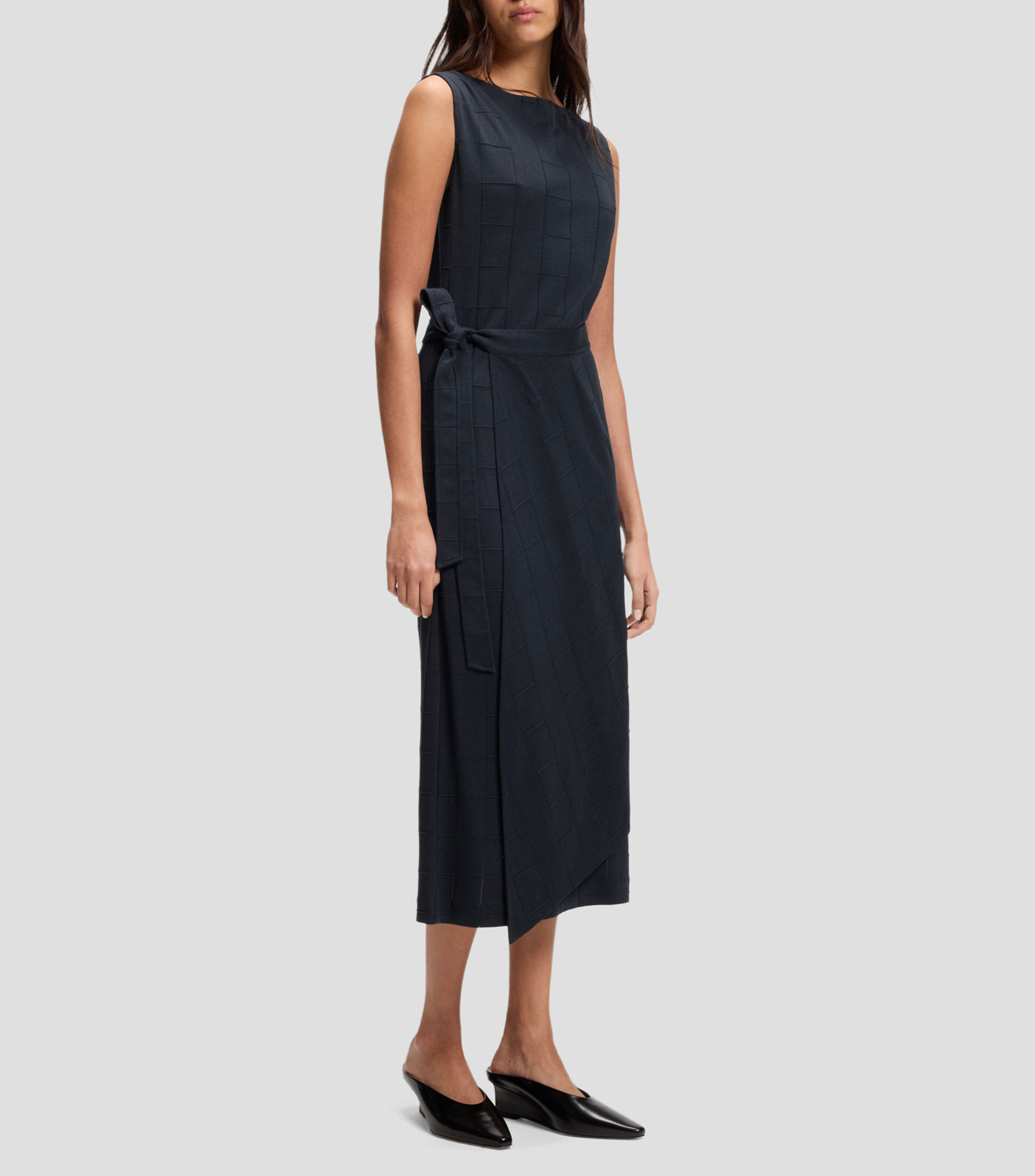 Vestido midi fantasía Mujer